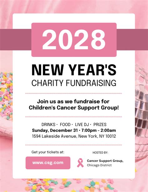 wording for fundraising event